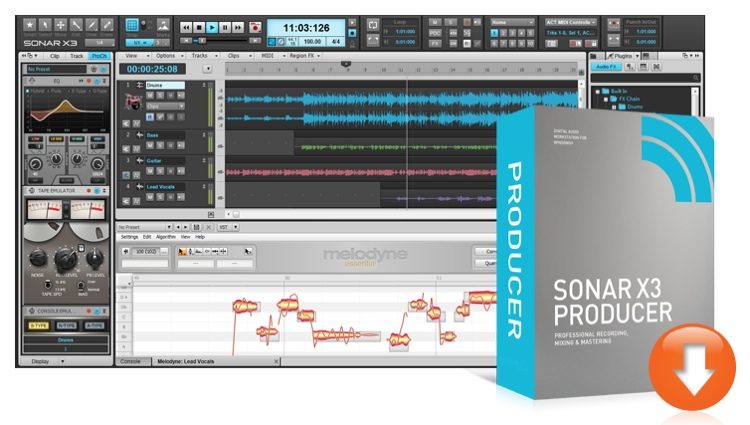 sonar x2 producer serial