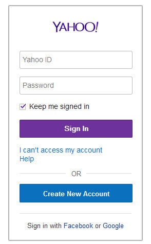 Yahoo mail password recovery tool